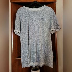 GUESS men's blue floral t shirt size XL